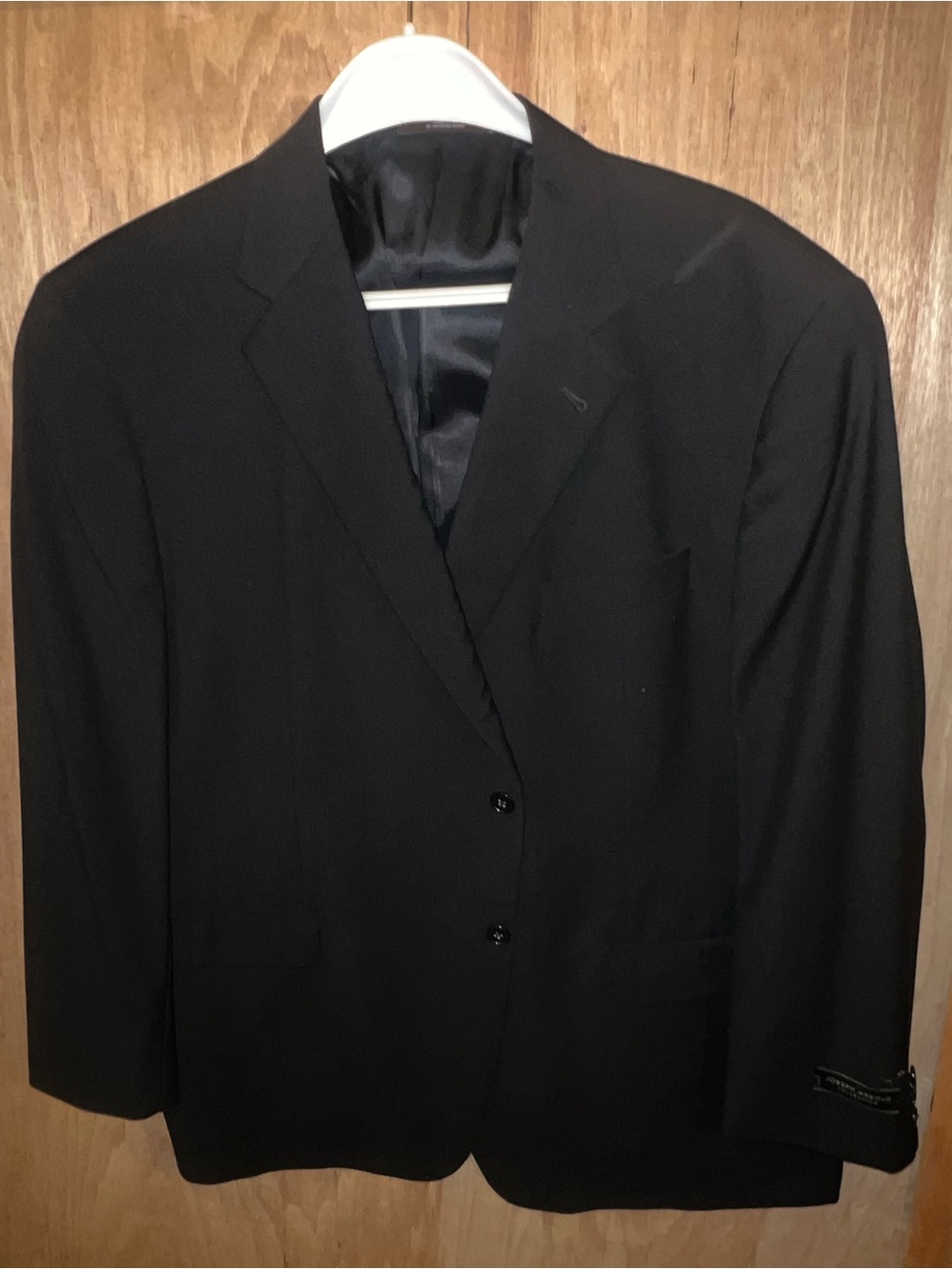 Joseph Abboud Men's Black Two-Button Suit Jacket